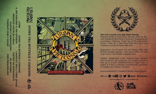[URVISTBECK7] Urban Vietcong - Storie Tra Bottiglie E Ciminiere - Cassette