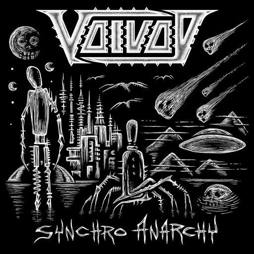 [19439982241] Voïvod - Synchro Anarchy - White LP Vinyle