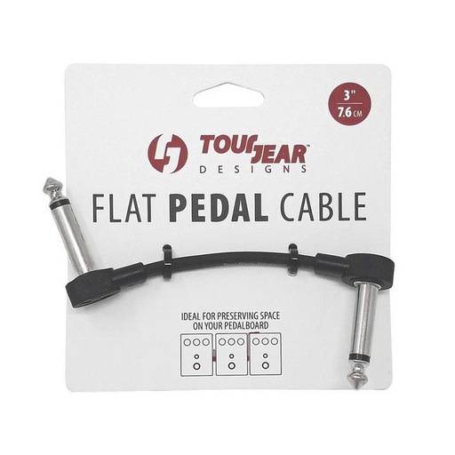 [FPC-3S] TourGear Designs - 3" Flat Pedal Cable S shape