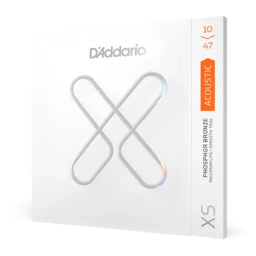 [XSAPB1047] D'Addario 10-47 Extra Light, XS Phosphor Bronze Coated Acoustic Guitar Strings