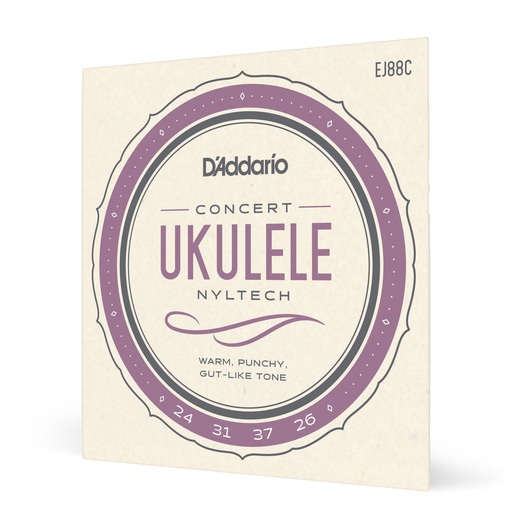 [EJ88C] D'Addario EJ88C Nyltech Ukulele Strings, Concert