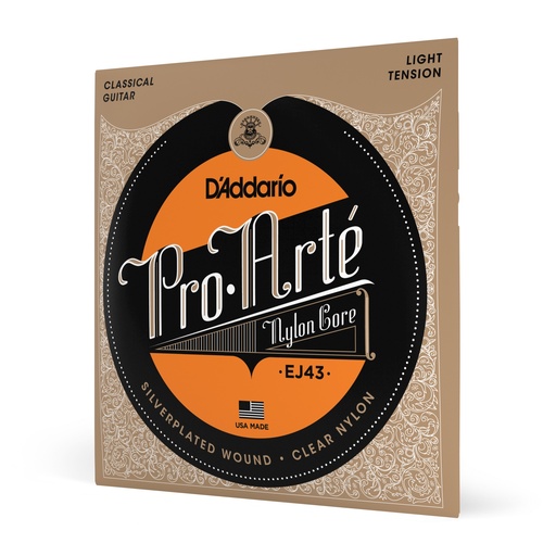[EJ43] D'Addario Cordes en nylon pour guitare classique D'Addario Pro-Arte EJ43, Light