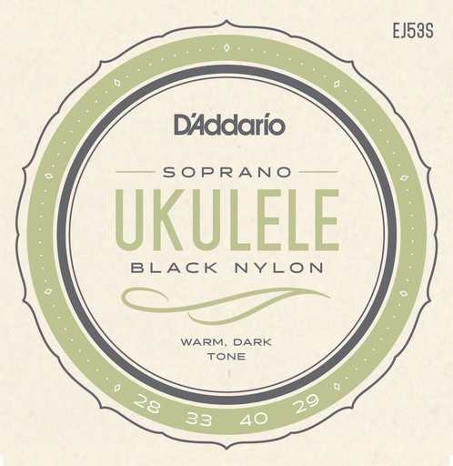 [EJ53S] D'Addario EJ53S Pro-Arté Rectified Ukulele Strings, Hawaiian-Concert