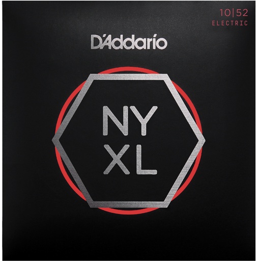 [XTE1052] D'Addario XTE1052 XT Electric Nickel Plated Steel Electric Guitar Strings, Light Top/Heavy Bottom, 10-52