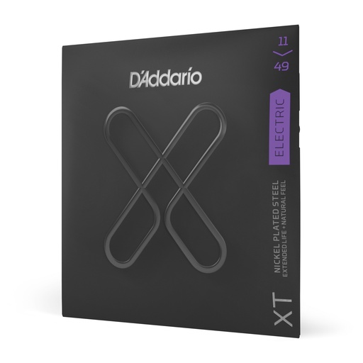 [XTE1149] D'Addario XT Electric Nickel Plated Steel, Medium, 11-49
