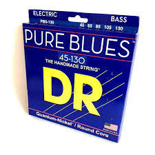 [PB5-130] DR Handmade Strings - Cordes Basses 5 Cordes Pure Blues, Moyennes (45-130)