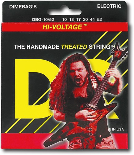 DR Handmade Strings - Cordes De Guitare Électrique Haute Tension Dimebag Darrell - Heavy (10-52)