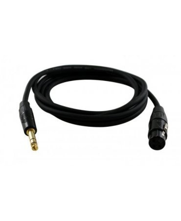 [HXFS-20] Digiflex – Câble adaptateur 20 pieds Pro -XLR femelle à 1/4 TRS