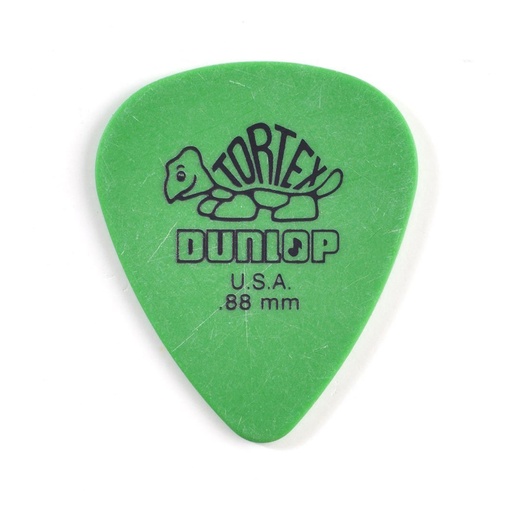 [418P-88] Dunlop 418P-88 Green 0.88mm Tortex® Standard Guitar Pick (12/bag)