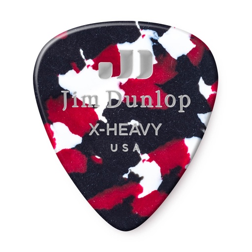[483P-06-XH] Dunlop 483P-06-XH Extra Heavy Celluloid Guitar Pick (12/Bag)
