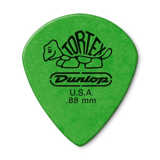 [498P.88] Dunlop 498P.88 Green Tortex® Jazz III Xl Guitar Pick (12/pack)