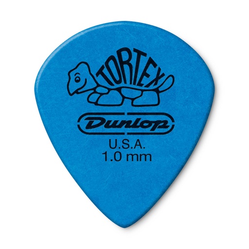 [498P1.00] Dunlop 498P1.00 1.0mm Blue Tortex® Jazz III Xl Guitar Pick (12/pack)