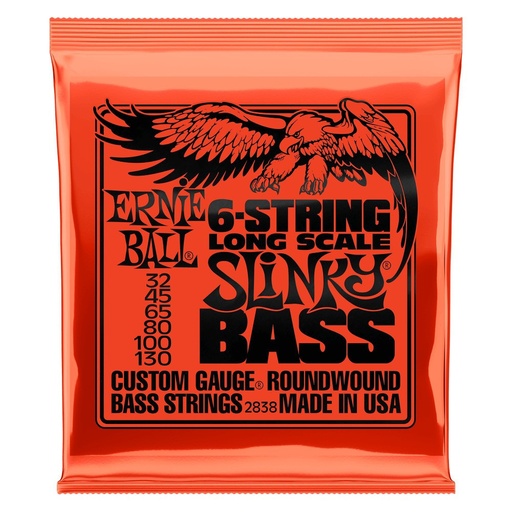 [2838EB] ERNIE BALL 6 STRING BASS SLINKY