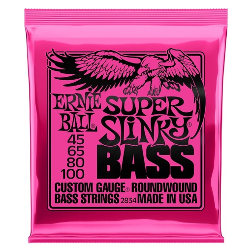 [2834eb] Ernie Ball - Cordes de Basse Super Slinky - 45-100
