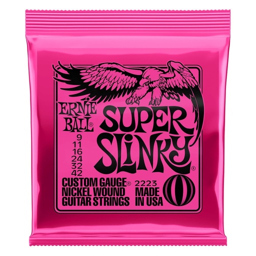 [2223EB] Ernie Ball - Cordes Super Slinky - 9-42