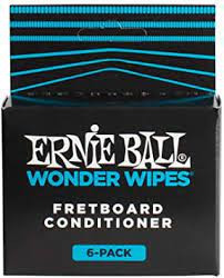 [4276EB] Ernie Ball - Wonder Wipes-Revitalisant Pour Manche - Paquet de 6