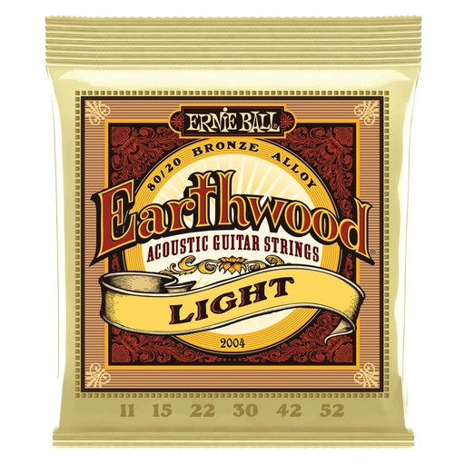 [2004EB] Ernie Ball EARTHWOOD LIGHT 80/20 11-52