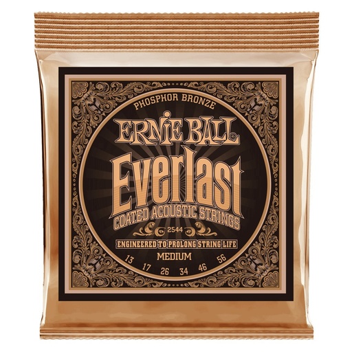 [2544EB] Ernie Ball EVERLAST PHOSPHOR MEDIUM 13-56