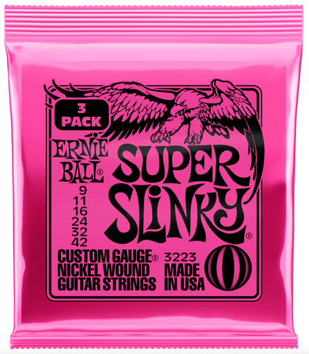 [3223EB] Ernie Ball SUPER SLINKY 3 PACK