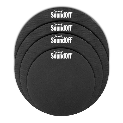 Evans Pack de sourdines SoundOff par Evans, Standard (12", 13", 14", 16")