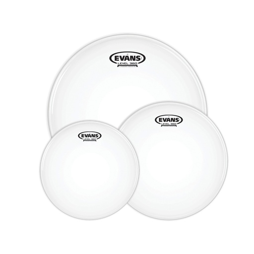 Evans Packs de peaux de toms Evans G1 sablées, Rock (10", 12" et 16")
