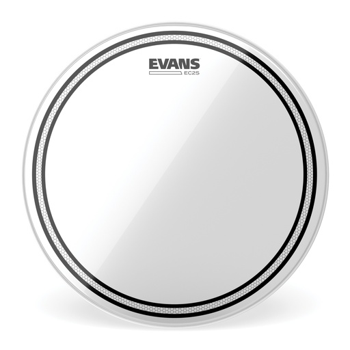 [TT12EC2S] EVANS EC2 Clear Drum Head, 12 Inch