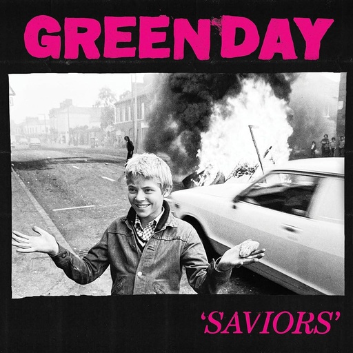[93624866183] Green Day - Saviors - LP Vinyl - Limited Edition Black/Pink