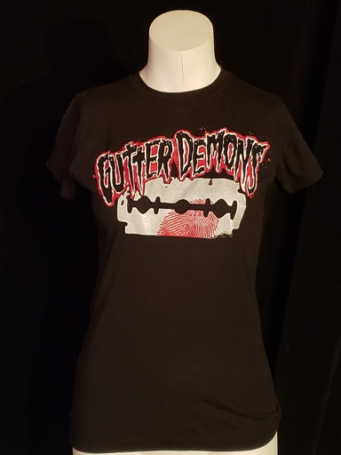 [GUTT-TS-LAME-SF] Gutter Demons - T-Shirt Femme - Lame - Small