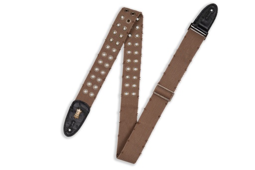 [MC8TWEY-BRN] Levy's Sangle de guitare Coton Brun 2″