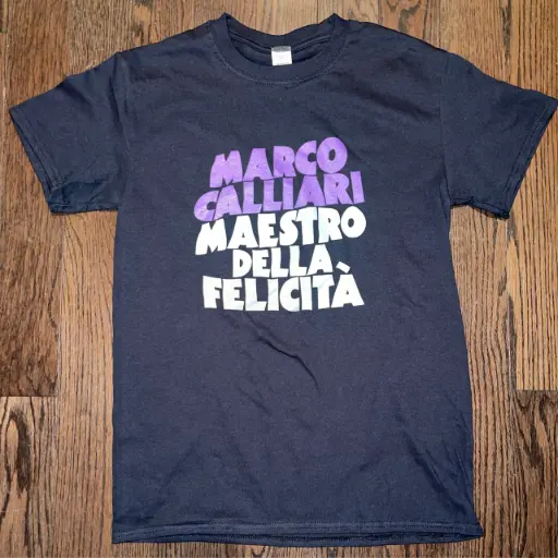 [marco-ts-bs-s] Marco Calliari - T-Shirt - Maestro Della Felicita NOIR - Black Sabbath
