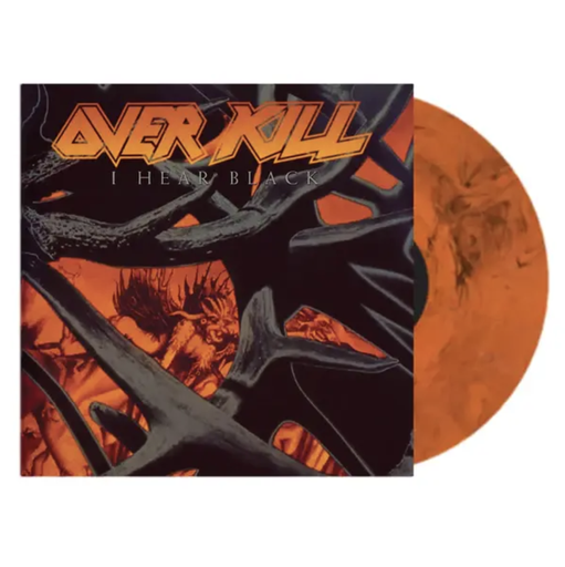 [BMT867696] Overkill - I Hear Black - Orange Marble LP Vinyle
