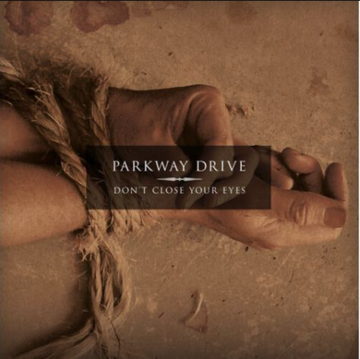 [88002-1] Parkway Drive - Don't Close Your Eyes - Limited 20th anniversary Clear W/ Black Smoke LP Vinyle