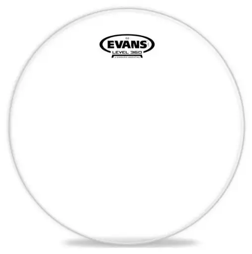 [TT10G2] Peau Evans G2 transparente, 10 pouces