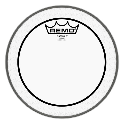 [PS-0308-00] REMO Batter, PINSTRIPE®, Clear, 8" Diameter