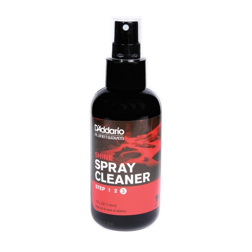 [PW-PL-03S] D'Addario Shine Instant Spray Cleaner 1oz.,