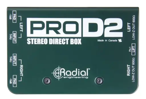 [RAD PROD2] Radial PROD2 Boite Directe Stereo Passive